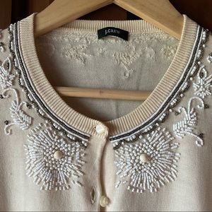 JCrew Beaded Cardigan